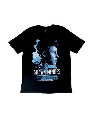 Shawn Mendes Illuminate World Tour Black Short Sleeve Top